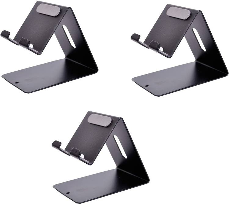 ABKKO Pack of 3 Cell Phone Stand Tablet Stand, 4mm Thickness Aluminum Stand Holder for Mobile and Tablet Mobile Holder
