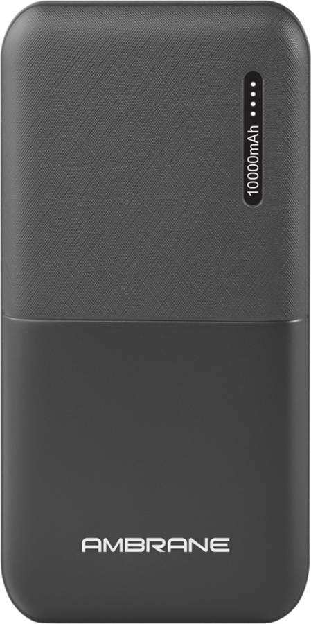 Ambrane 10000 mAh Power Bank (12 W, Fast Charging)