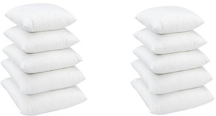 Bhagwati Fabb Microfibre Solid Cushion Pack of 10