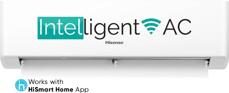 Hisense 1 Ton 3 Star Split Inverter AC with Wi-fi Connect  - White