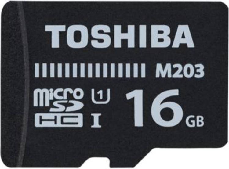 Toshiba M203 16 GB MicroSD Card Class 10 100 MB/s  Memory Card