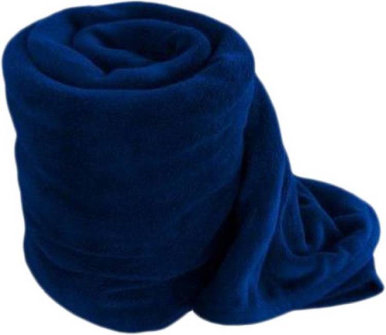 Trasip Home Solid Double Fleece Blanket