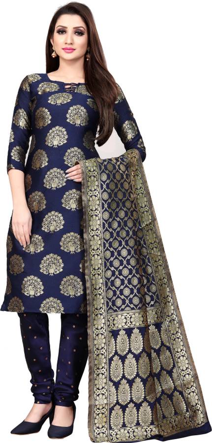 Kashvi Jacquard Woven Kurta & Churidar Material