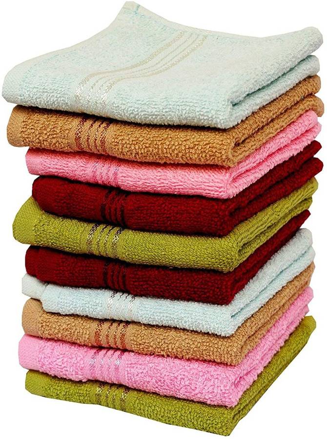 THE BEGED Cotton 200 GSM Hand, Face Towel Set