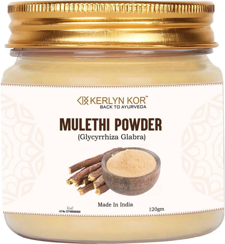 Kerlyn Kor Mulethi Powder ( Glycyrrhiza Powder ) -120 gm Price in India