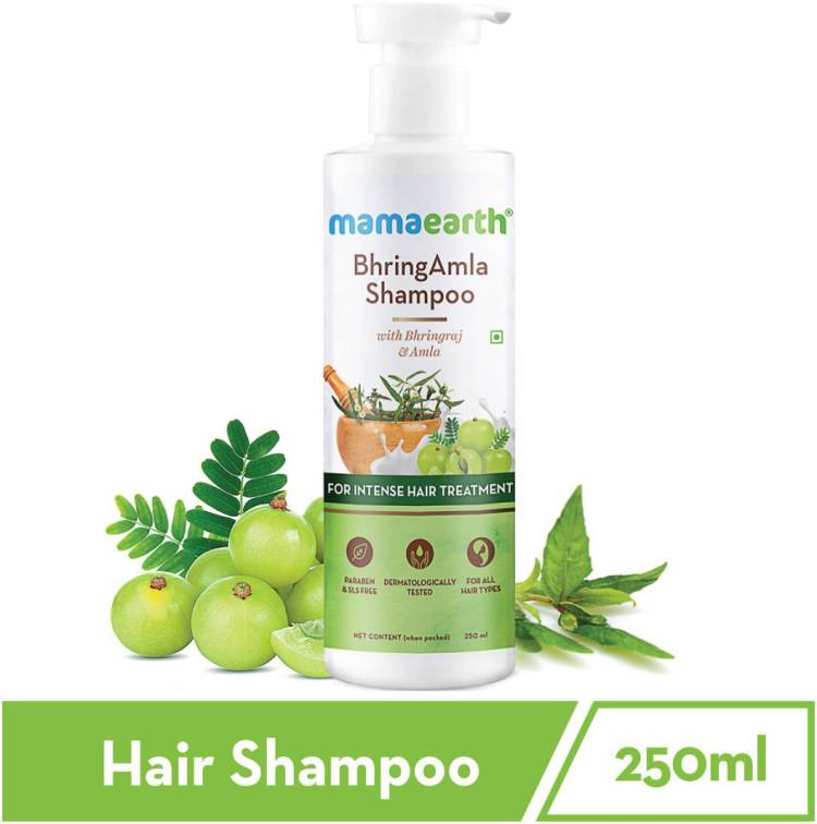 MamaEarth BhringAmla Shampoo with Bhringraj & Amla – 250 ml