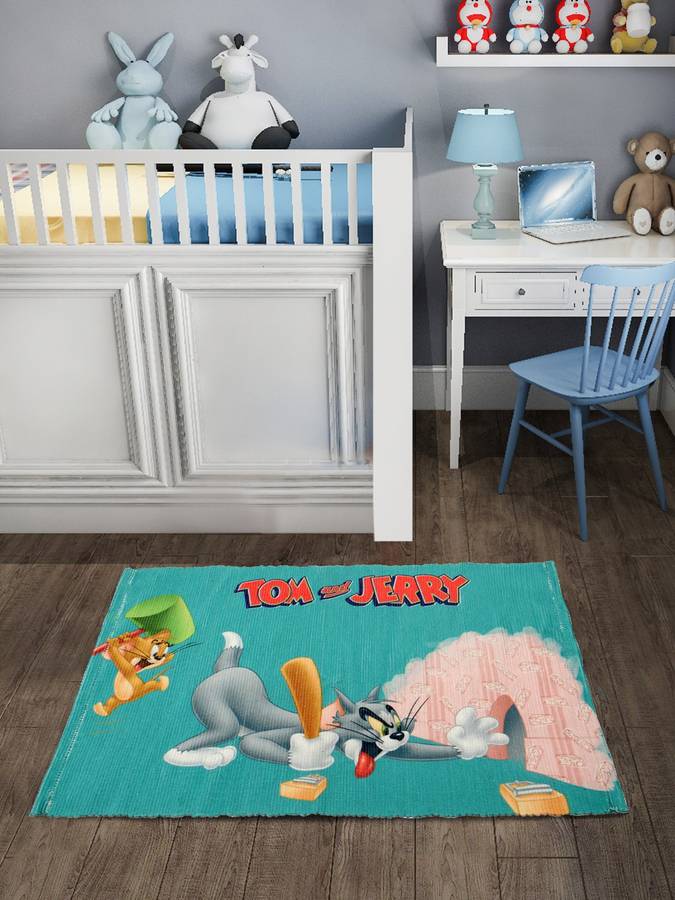 Saral Home Multicolor Polyester Area Rug