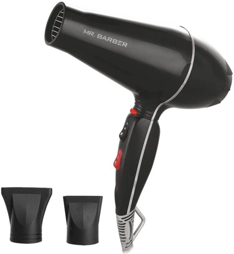 MR. Barber Airmax with 2 Air Flow Detachable Nozzles - Professional Hair Dryer 2400 Watts Hair Dryer Price in India