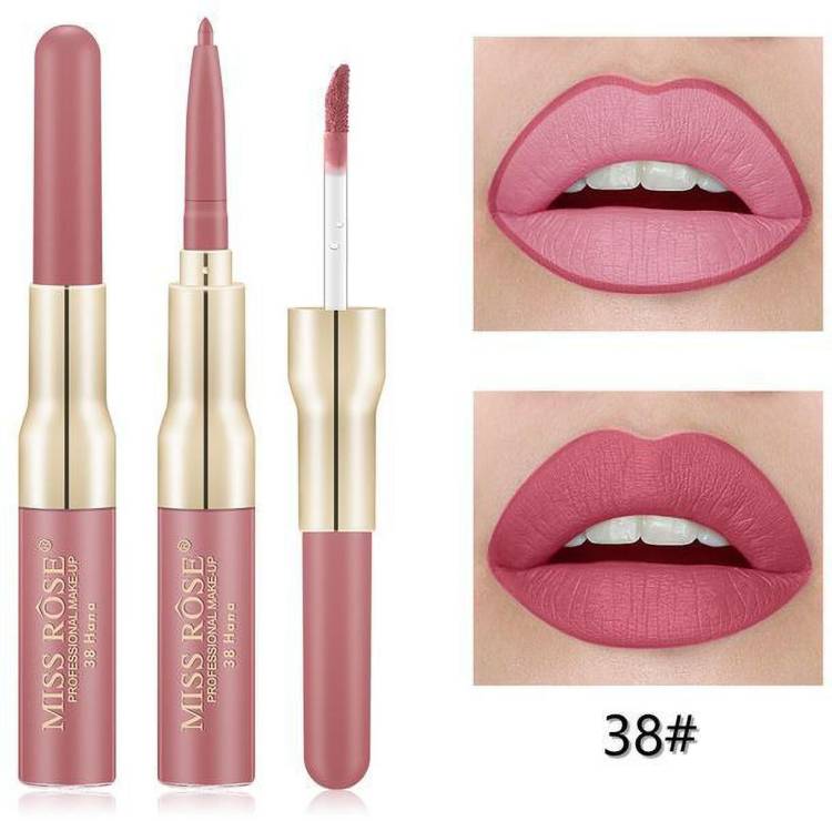 MISS ROSE Lip Gloss With lip liner Price in India
