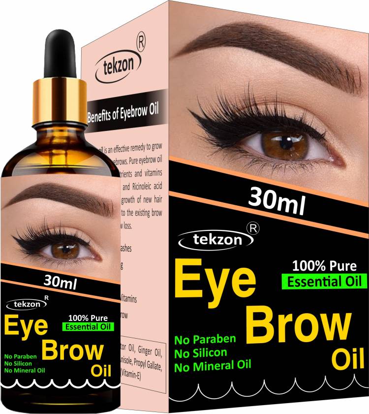 tekzon Eyebrow & Eyelash Growth Oil For Women - Strength with Pure Natural Ingredient 30 ml Price in India
