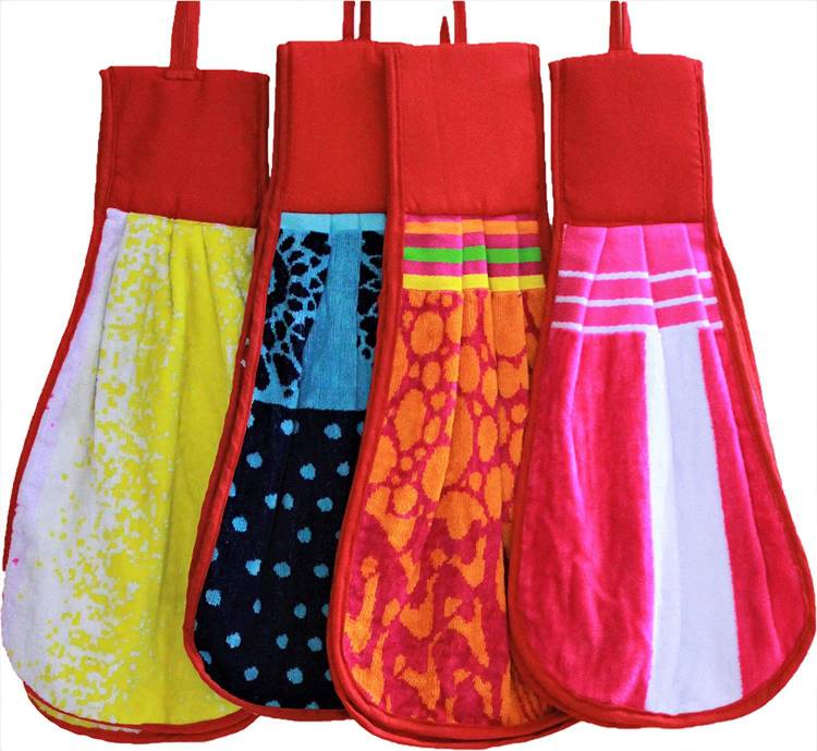 Sera Creation Hanging Hand Towel Napkin for Wash Basin Kitchen Sink Multicolor Napkins