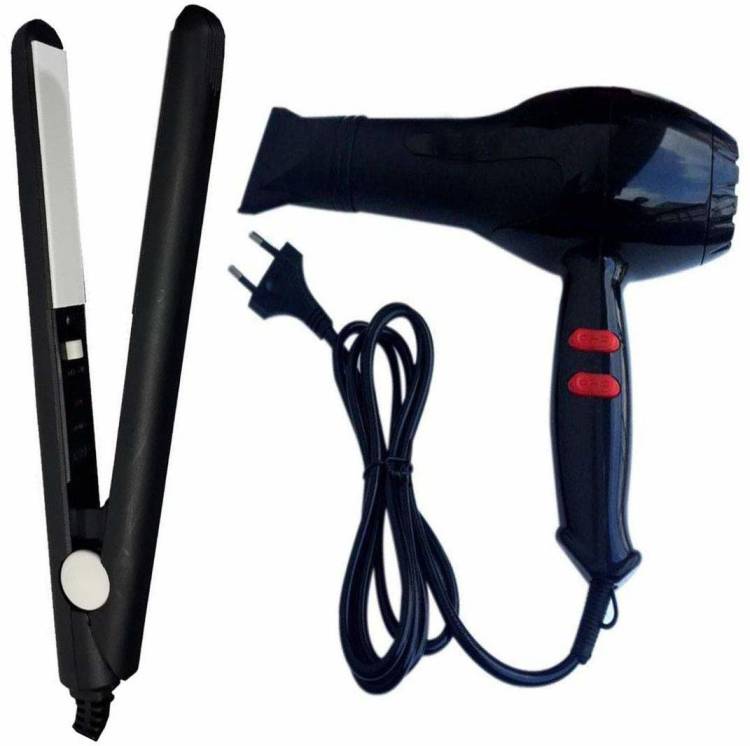 PTITSA COMBO PACK OF NV6130 DRYER 1800W WITH MINI HAIR STRAIGHTENER Hair Dryer Price in India
