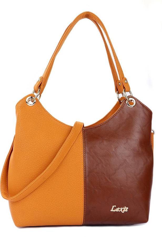 Women Tan, Brown Shoulder Bag