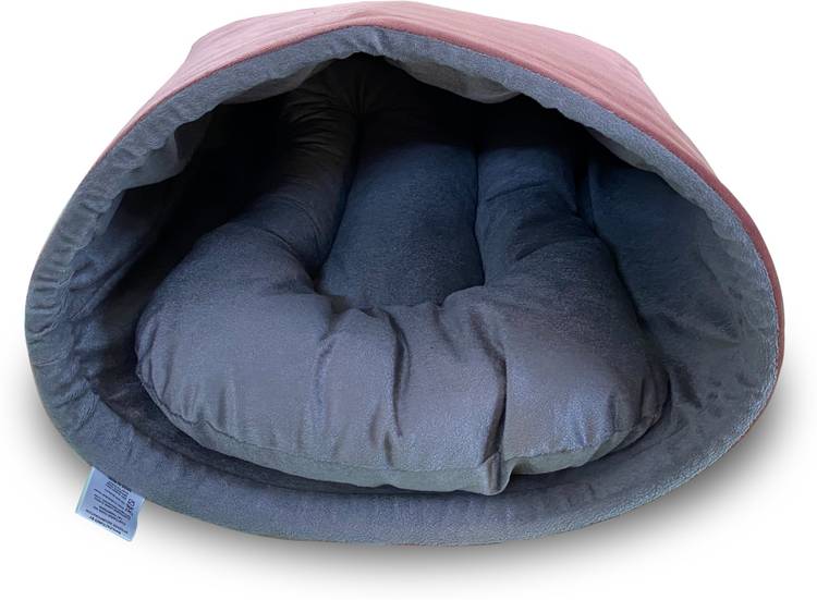 Dogerman Luxurious Cave Shape Dual Color Bed for Toy Dogs and Cats S Pet Bed