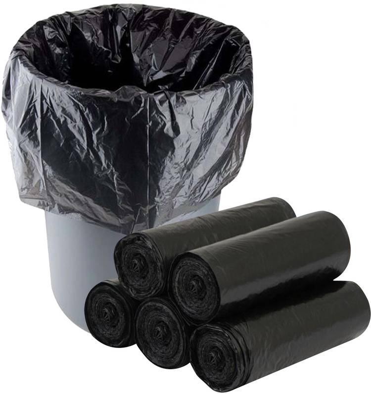 SHYAM ENTERPRISES 19*21 150 black bags Medium 15 L Garbage Bag