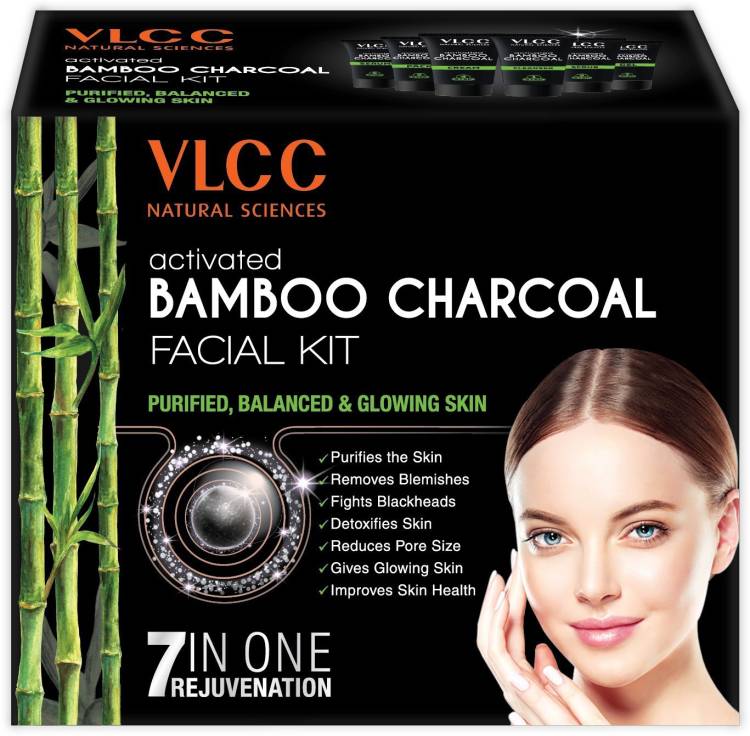 VLCC Activated Bamboo Charcoal Facial Kit Price in India