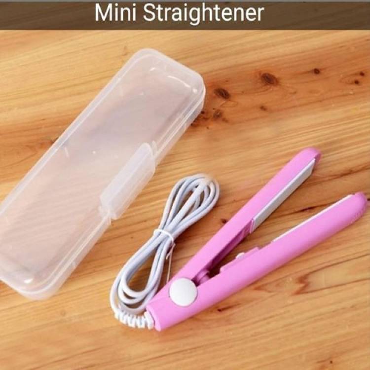 beauty bounty Portable Mini Ceramic Plate Electronic Hair Straightner with Plastic Storage Box 123 Hair Straightener Price in India