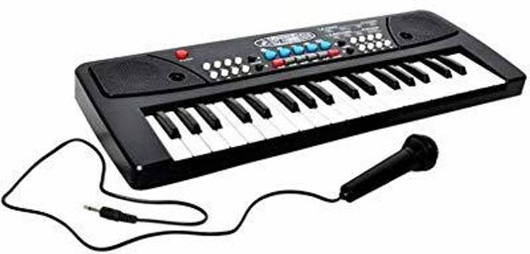 Gesto 37 Keys Piano Keyboard Toy with Microphone, USB Power Cable & Sound Recording Function Analog Portable Keyboard (37 Keys)