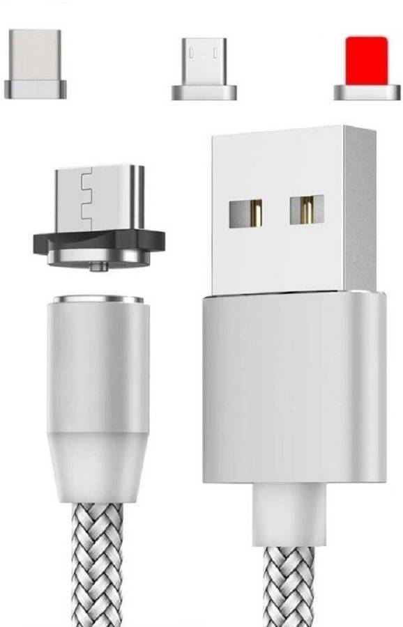 KARWAN 3 In 1 Magnetic Charger 1.2 mm Magnetic Charging Cable