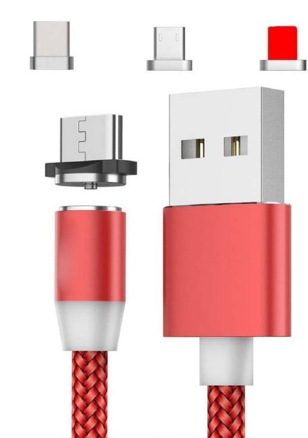 KARWAN 3 In 1 Magnetic Charger 1.5 mm Magnetic Charging Cable