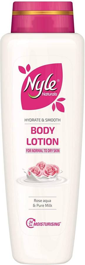 Nyle Naturals Hydrate and Smooth Body Lotion with Rose Aqua & Pure Milk Price in India