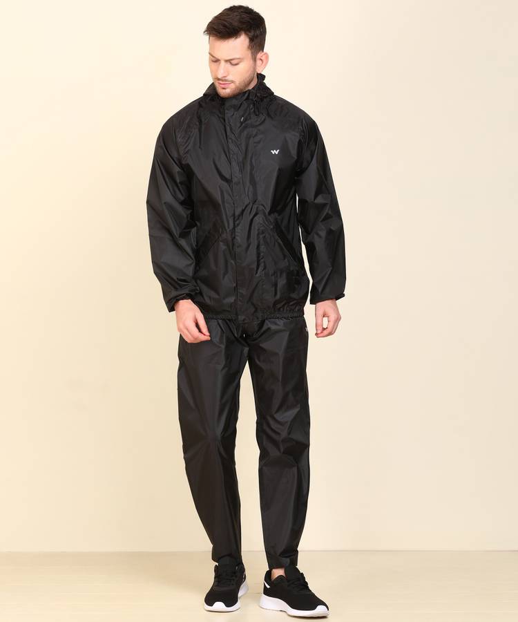 Solid Men Raincoat