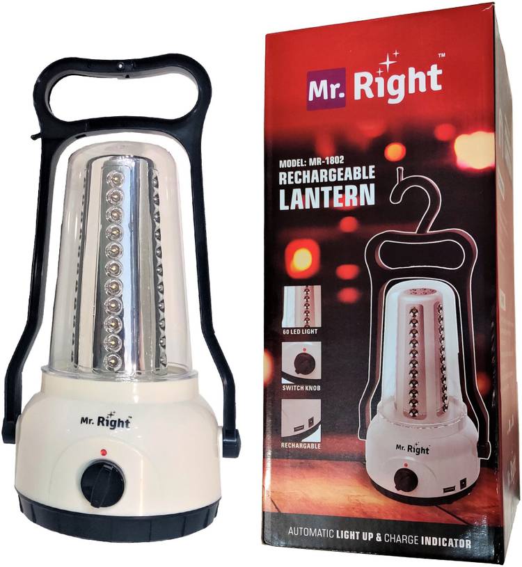 Mr. Right MR-E1802WO 60 LED Rechargeable Lantern Lantern Emergency Light