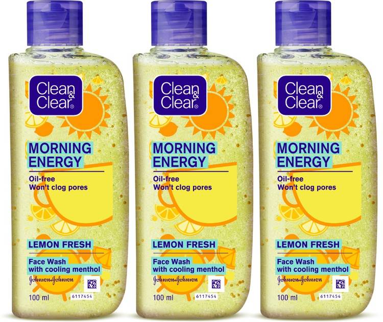 Clean & Clear Morning Energy Lemon Fresh Facewash Face Wash