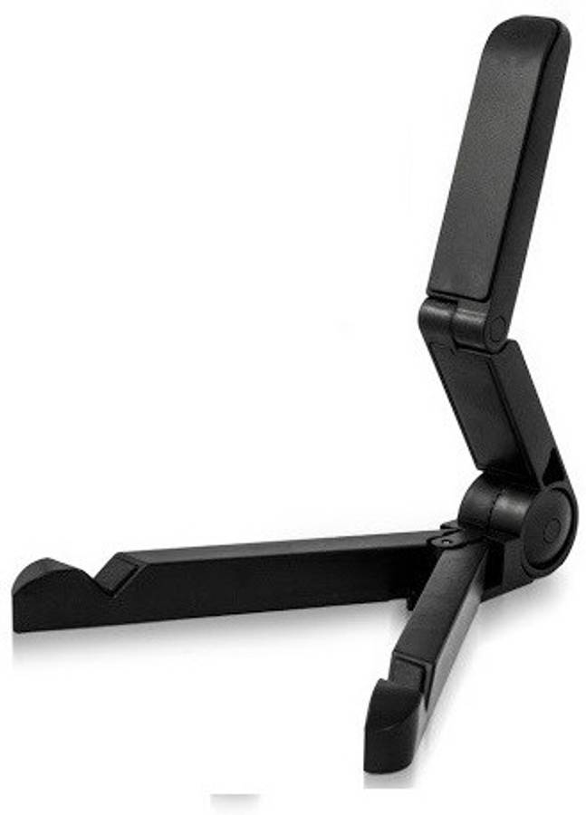 Flipkart SmartBuy Multi-Angle Portable, Foldable & Universal Stand 7-10 inch Black Cradle for Tablets, Phone Tablet Stand Mobile Holder