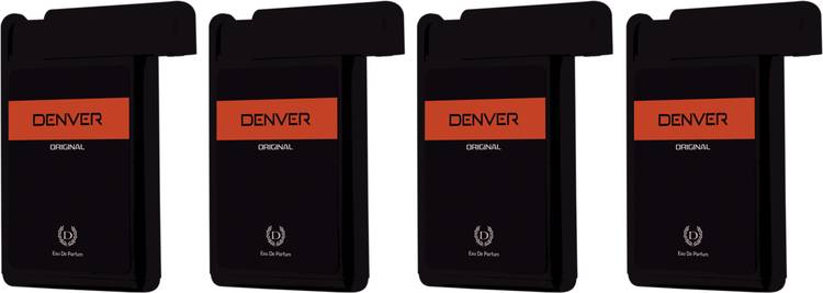 Denver Original Pocket Perfume (Pack of 4) Eau de Parfum  -  72 ml