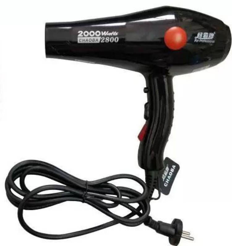 CHAOBA 2800 Professional Hair Dryer with Nozzles (2000 Watts) Hair Dryer Price in India