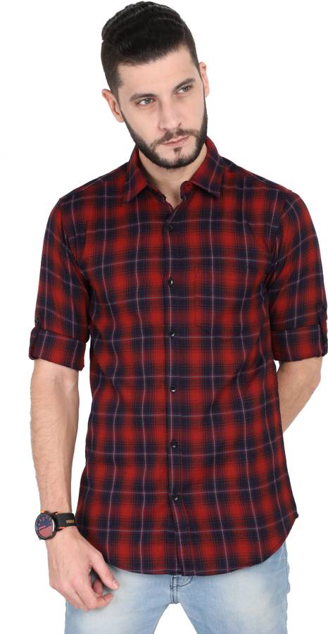 Men Checkered Casual Shirt