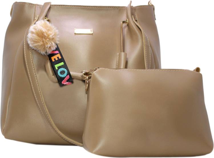 Women Beige Shoulder Bag Price in India