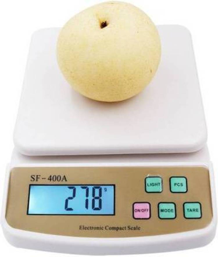 Clickfly Digital 10kg x 1g Kitchen Scale Balance Multi-purpose weight measuring machine SF 400A Weighing Scale