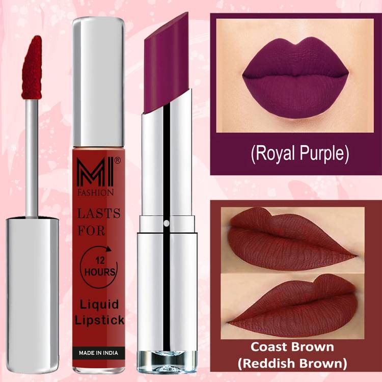 MI FASHION Made in India Lipstick Combo Offers 100% Veg Long Lasting Cruelty Free Code no 930 Price in India