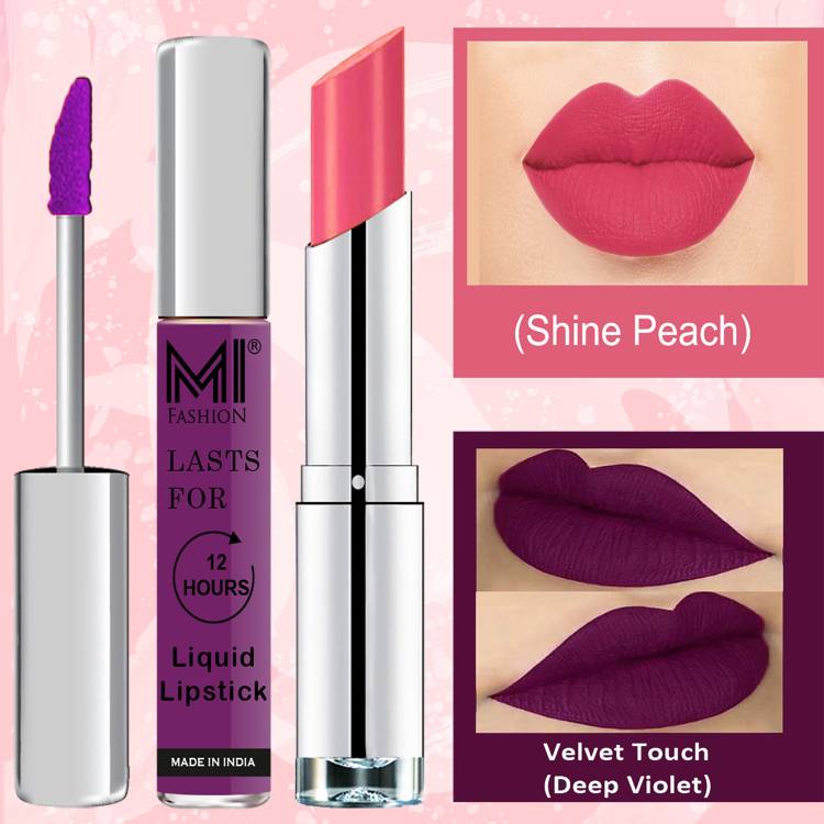 MI FASHION Made in India Lipstick Combo Offers 100% Veg Long Lasting Cruelty Free Code no 969 Price in India