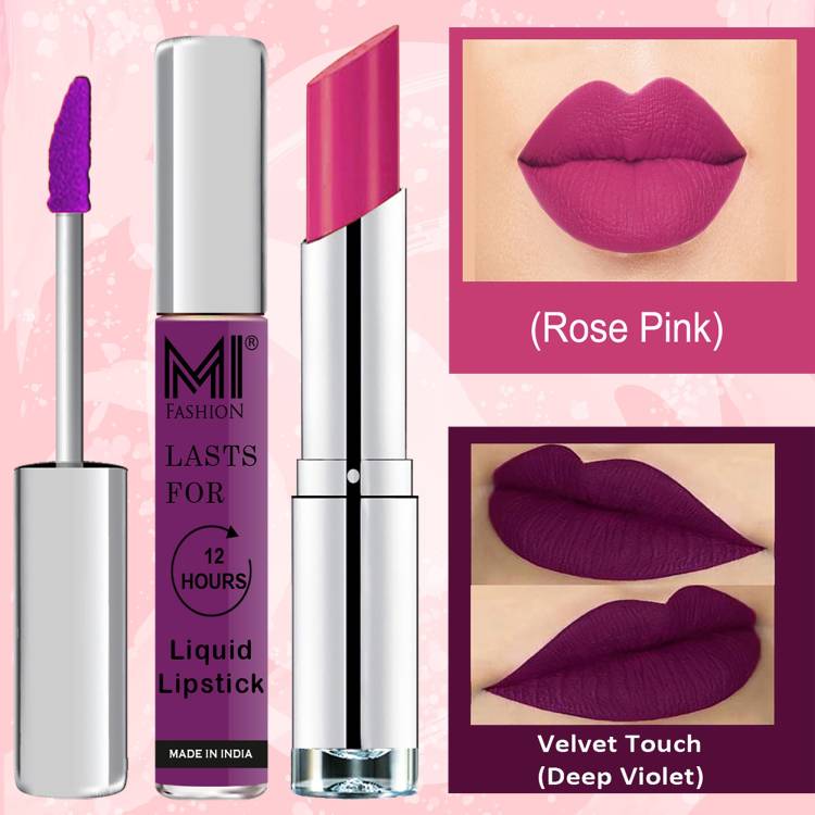 MI FASHION Made in India Lipstick Combo Offers 100% Veg Long Lasting Cruelty Free Code no 979 Price in India