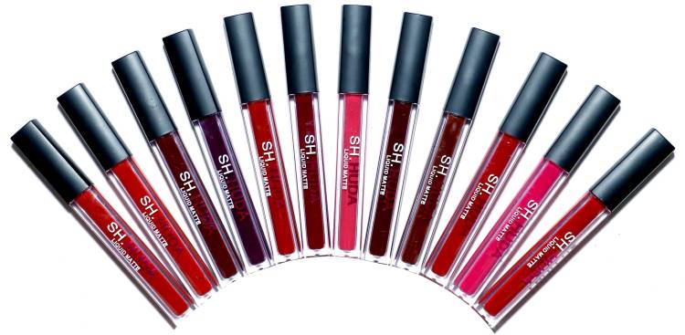 Sh.Huda Beauty Liquid Matte Lipstick Set of 12 Price in India