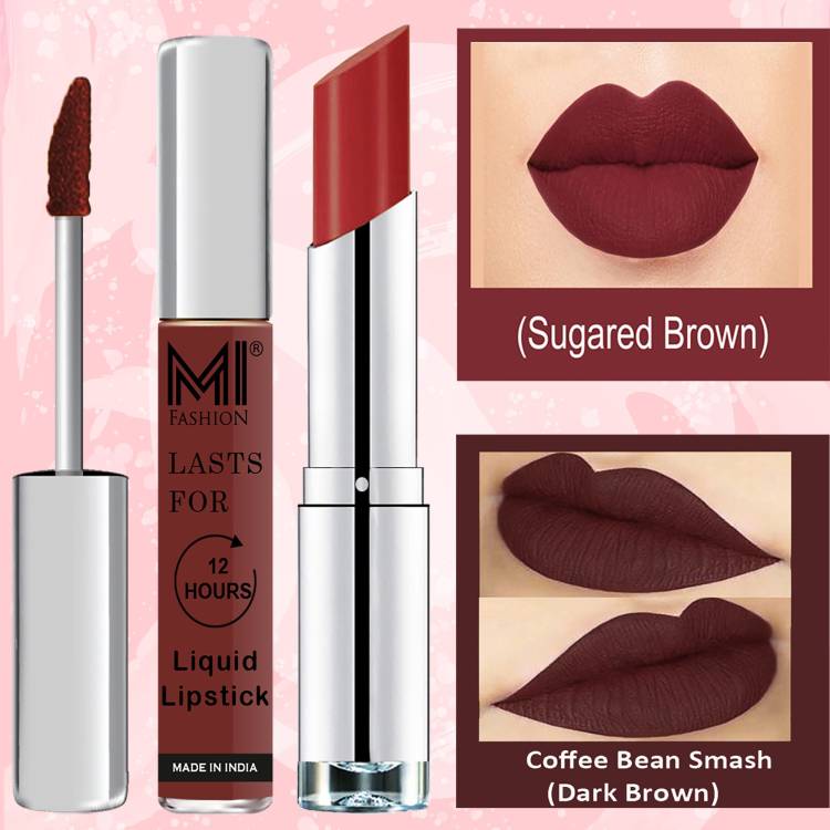 MI FASHION Made in India Lipstick Combo Offers 100% Veg Long Lasting Cruelty Free Code no 939 Price in India