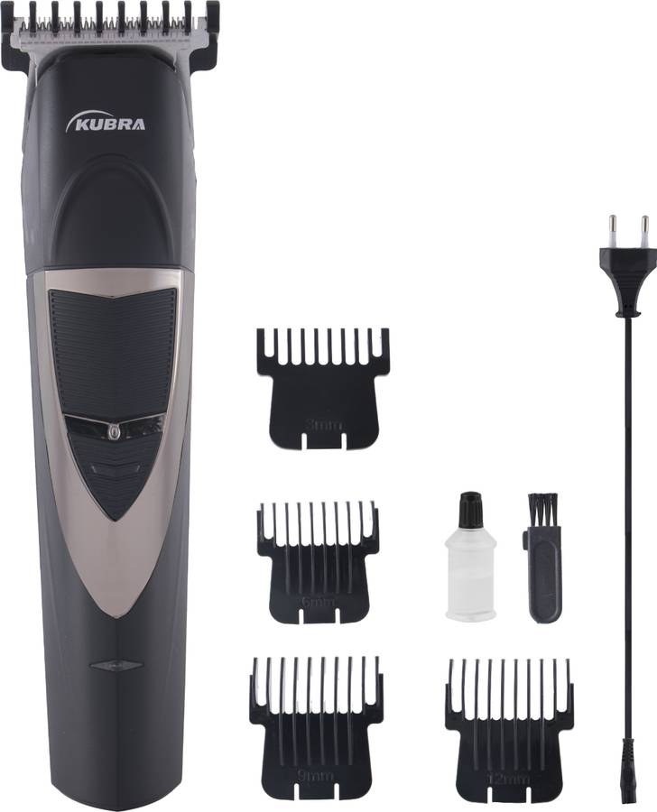 Kubra KB-2028 Cordless Rechargeable Professional Hair and Beard Trimmer For Men  Runtime: 50 min Trimmer for Men