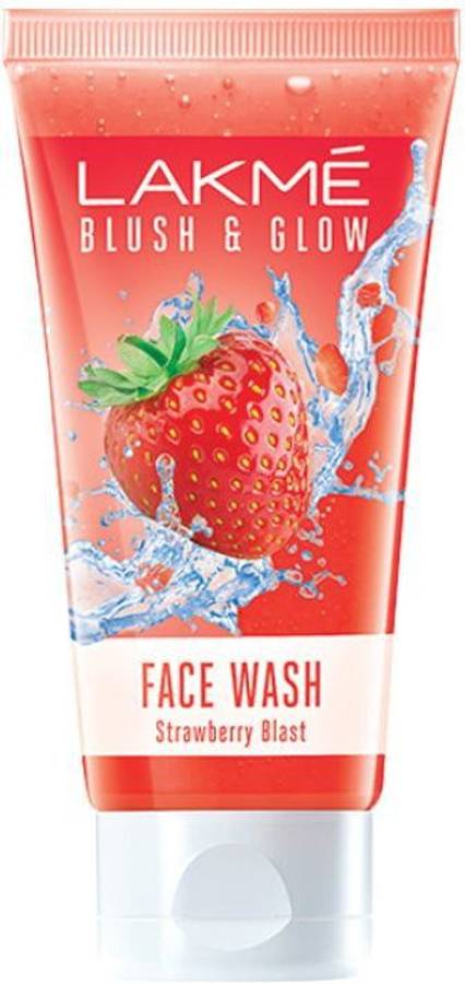 Lakmé Blush & Glow Strawberry Freshness Gel  with Strawberry Extracts Face Wash