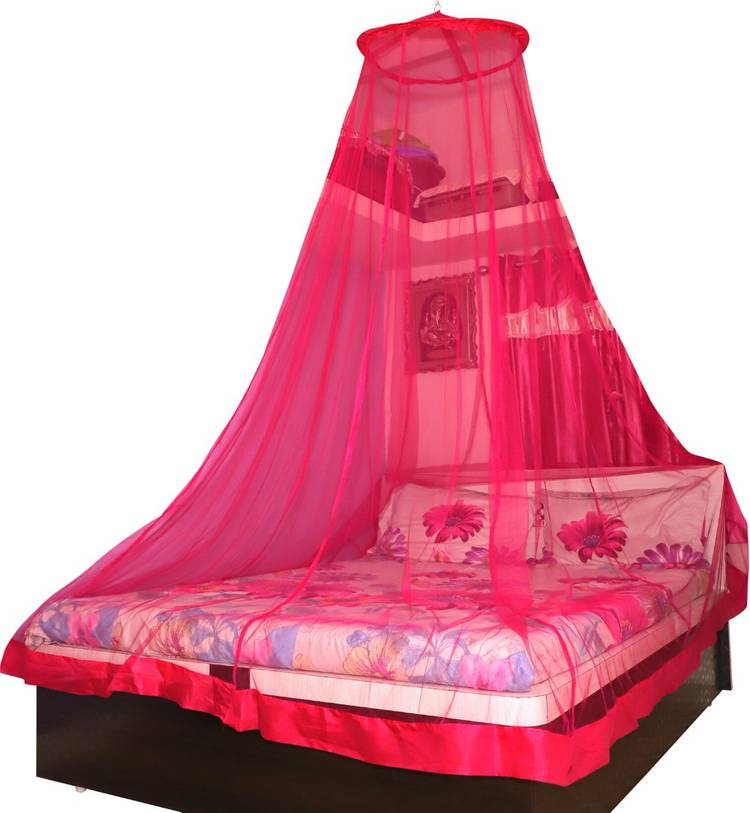 Maruti Enterprise Polyester Adults Double Bed(Round) Mosquito Net