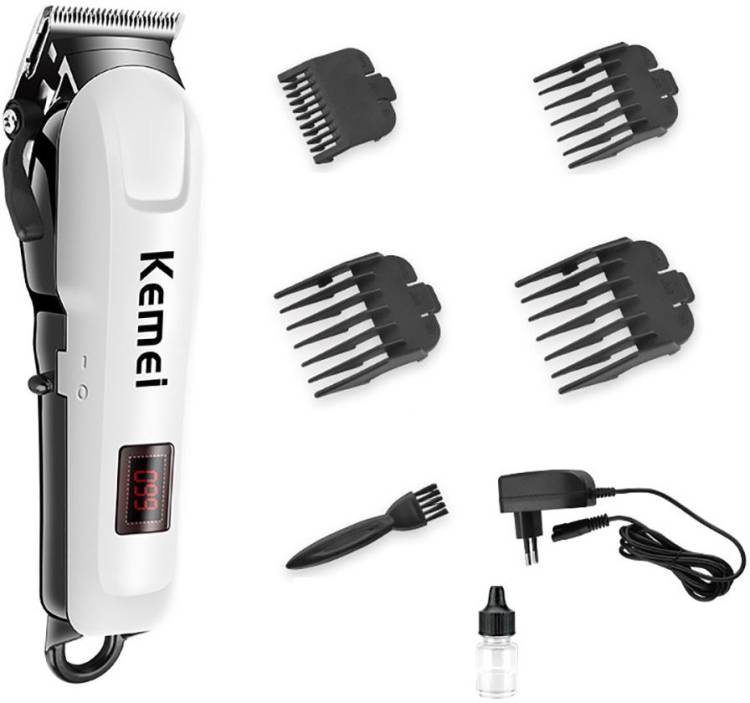 Kemei Heavy Duty Barbar Stylish Design Trimmer  Runtime: 120 min Trimmer for Men & Women