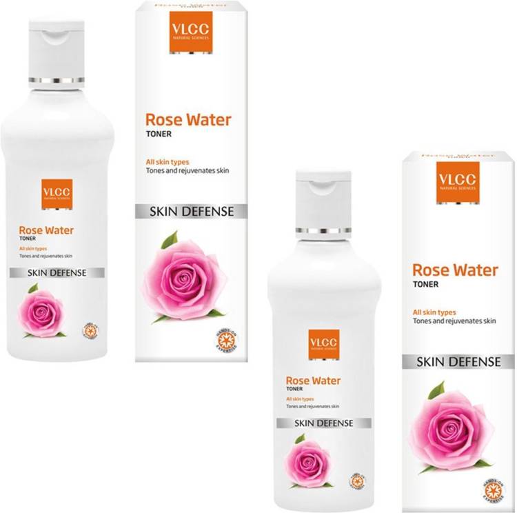 VLCC Rose Water Toner Pack of 2 Men & Women Price in India