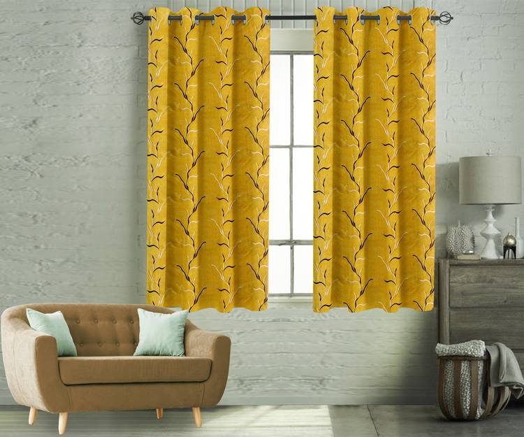 Flipkart Perfect Homes 150 cm (5 ft) Polyester Window Curtain (Pack Of 2)