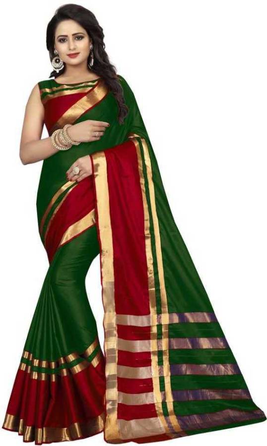 Thanjavur Cotton Silk Saree Price in India