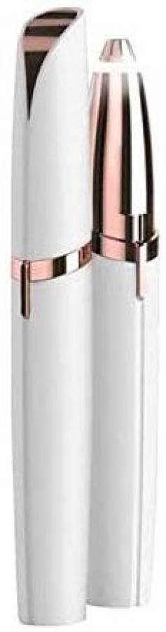 BAWALY Electric Eyebrow Trimmer Finishing Touch Face Hair Remover LED Light 1 AAA battery ( not included ) Runtime: 120 min Trimmer for Men & Women