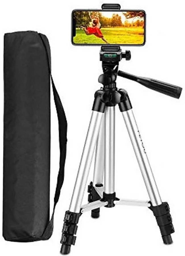 lightmusic Tripord stand with 3-Way head tripord for digital camera, Tripord 3110 With Mobile Phone Holder Tripod