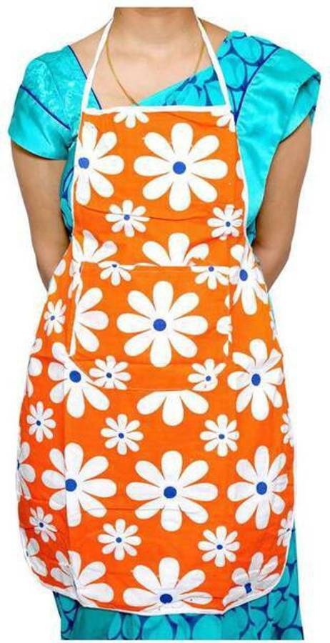 Sweet Sweat Cotton Home Use Apron - Free Size