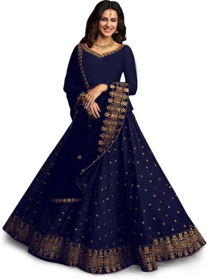 Self Design Semi Stitched Lehenga Choli Price in India